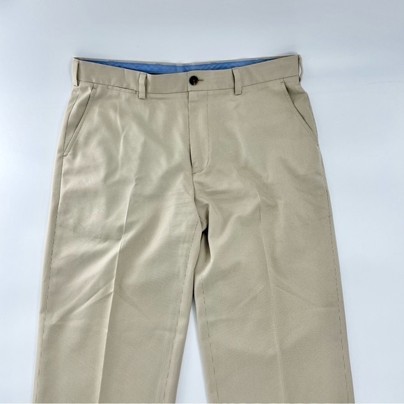 Brooks Brothers St Andrew Links Pants Beige Tan Houndstooth Plaid Golf Slacks - Picture 12 of 13